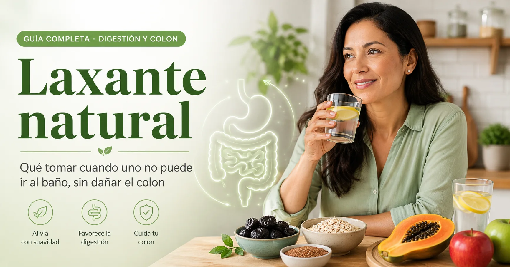 Laxante natural: qué tomar cuando uno no puede ir al baño, sin dañar el colon